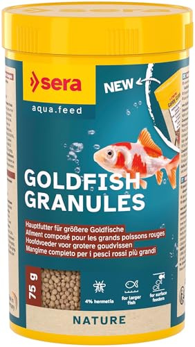 sera goldfish granules 250 ml | mangime completo in granuli per pesci rossi | senza coloranti e conservanti