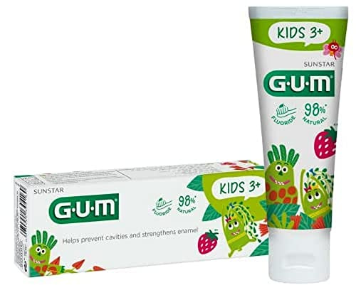 Gum Crema Dental Kids 2 6 Años Fresa