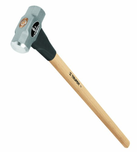 Truper 30916 6-Pound Sledge Hammer, Hickory Handle, 36-Inch