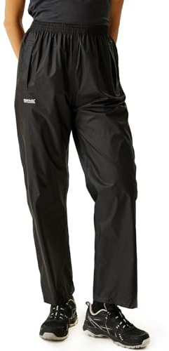 Regatta Womens Pack It Waterproof Over Trousers,Black-XL