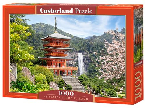 Castorland Seiganto-ji-Temple Jigsaw Puzzle (1000-Piece, Multi-Colour)