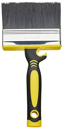 Fit For The Job Brocha para Bloques de 4 Pulgadas, brocha para mampostería para Pintura rápida con Pinturas de mampostería Suaves y texturizadas en ladrillo, Bloque de Brisa, renderizado, Pebbledash