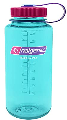 Nalgene Everyday Weithals, Neongelb/Katzenmotiv, 1,0 l