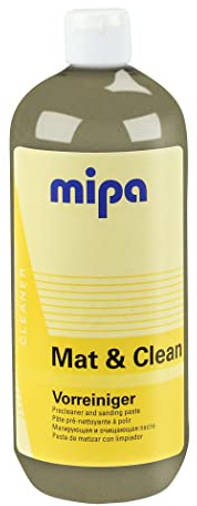MIPA Vorreiniger Mat & Clean 1 kg - Effektive Schleifpaste für Beilackierungen | Wachs- & Silikonfrei | Premium Qualität