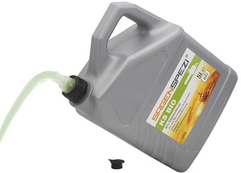 5 litres d'huile de chaîne biologique pour tronçonneuses