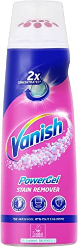 Vanish Pre-Treat PowerGel Stain Remover, 200ml | 2x Concentrated Formula | Fights Stubborn Wine, Coffee, Grass, Make-up Stains and More | Safe on Everyday Coloured and White Fabrics