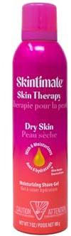 Skintimate Skin Therapy Moisturizing Shave Gel for Women with Lanolin and Olive Butter, Multi, One Size, 7 Oz