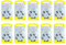 Rayovac PR-70 (10) Extra Advanced 1.4V Zinc-Air Hearing-Aid Battery Bulk Pack (60pcs)