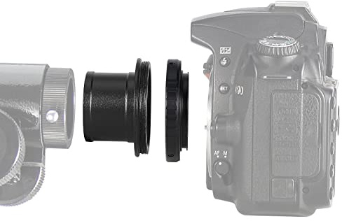 Porte - lentille d'adaptateur t - Ring T2 et Adaptateur t - télescope M42 à 1,25 Compatible avec la caméra Nikon SLR.