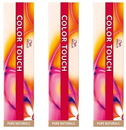 3er Wella Professionals Color Touch 4/0 Mittelbraun 60 ml