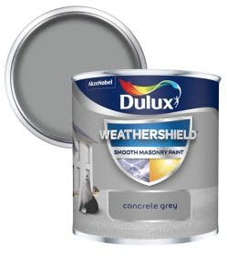 Dulux All Weather Protection Smooth Masonry - 250ml - Concrete Grey