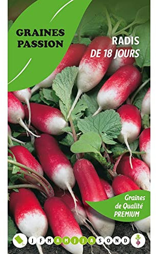 Graines Passion , sachet de graines Radis de 18 jours