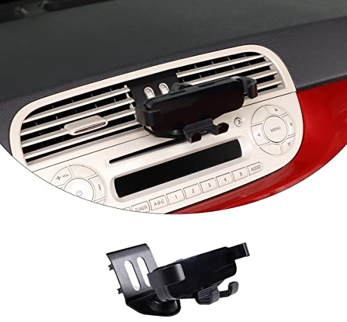METYOUCAR Bilfäste telefonhållare för bilventil för Fiat 500 2010-2015 telefonmontering GPS-stativ tillbehör