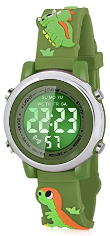 SUPZOE Dinosaur Kids Watch - Waterproof Watch for Boys & Girls Ages 3-9 - Toys for Kids 4-7 - Birthday & Stocking Stuffers