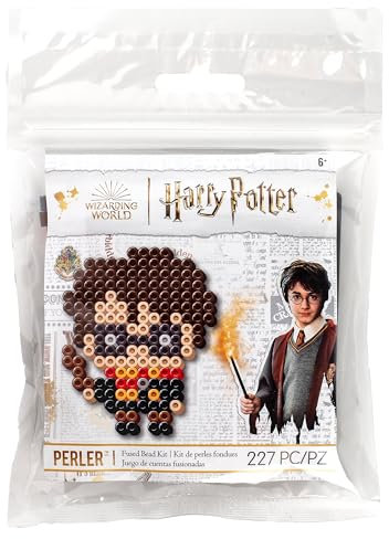 Perler The Wizarding World Chibi-Style Harry Potter Fused Bead Activity Kit, Sizes Vary, Multicolor 227 Pieces