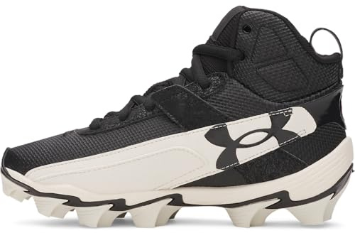 Under Armour Boys' Harper 10 RM JR, (001) Black/Stone/Black, 6, US