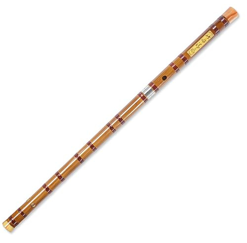Flauta De Bambú Dizi Flauta De Bambú Amarga Antigua Para Principiantes Flauta Transversal De Estilo Antiguo Avanzado Flauta Con Cable De Doble Sección Con Accesorios(G Key)
