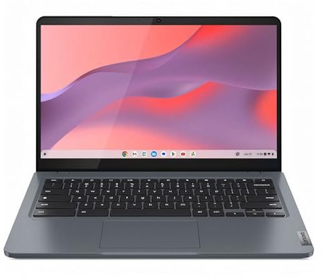 Lenovo IdeaPad Slim 3 | 14 inch Full HD Laptop | Intel Core i3-N305 | 8GB DDR5 RAM | 128GB eMMC Storage | Chrome OS | Cloud Grey