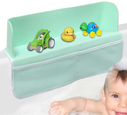 Vasca da bagno Splash Guard – Guarnizione in silicone di alta qualità, flessibile, bordo anti-perdita riutilizzabile, facile da installare, strisce di blocco antigoccia per lavabi da bagno per bambini