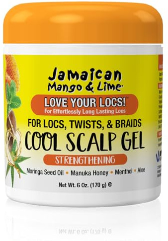 Jamaican Mango & Lime No More Itch Cool Scalp Braid, Twist & Lock Gel 6oz