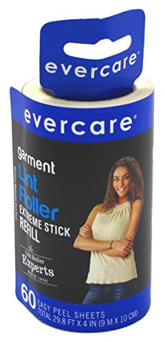 Evercare Lint Roller Refill Picks Up Lint, Dust, Dandruff 60 Layers