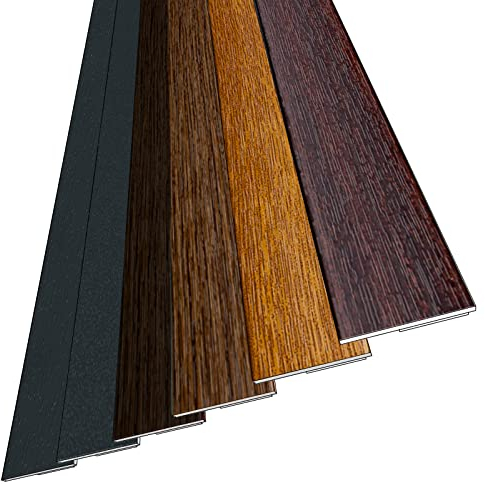10x 6m Fensterleiste Flachleiste Abdeckleiste 30mm Höhe - Made in Germany - 1 m bis 60 m (OHNE LIPPE) Fensterleisten Flachleisten in grau, anthrazit, braun, dunkelbraun, golden-oak