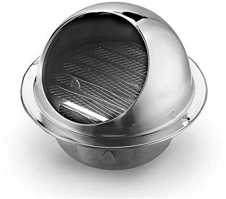 AZITICY Ventilationsgaller i rostfritt stål luftutlopp vägg (150 mm)