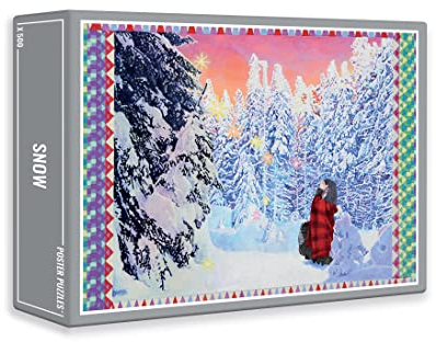 Cloudberries Snow - Premium 500-Piece Winter-Themed Christmas 500 Piece Jigsaw Puzzle for Adults