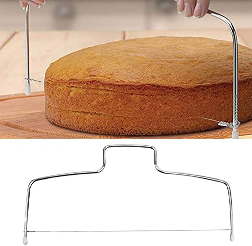 Affettatrice Per Torte a Filo, Taglia Torta Regolabile, Affettatrice Per Torta a Filo Da Taglio, Tagliatorte in Acciaio Inox Con Fili Di Taglio, Torta Affettatrice in Acciaio Inossidabile