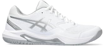 Asics Femme Gel-Dedicate 8, White Pure Silver, 37 EU