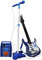 SILUK Chitarra elettrica + amplificatore + microfono con supporto per ragazzi (blu)