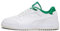 PUMA Unisex Doublecourt Leichtathletik-Schuh, Weiß, Archivgrün, 40 EU