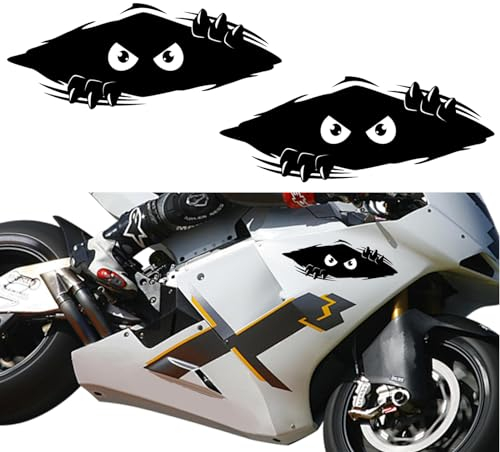 ROROJOYMA 2 Stück Monster Sticker,3D Peeking Eyes Monster Aufkleber,Kofferraum Cartoon Monster Aufkleber,für Auto, Badezimmer, Wohnzimmer