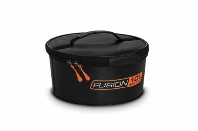 Guru Fusion 10L Bait Pro EVA Storage System, Zipped, Weather Resistant Lid, Mixed Groundbait, Soaked Pellets Storage, Carry handle, Code GLG052