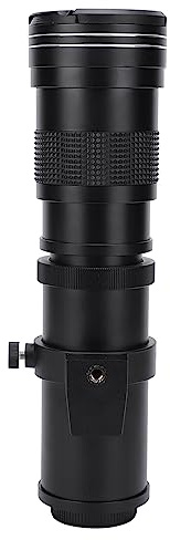 Qukaim 420–800 mm F/8,3–16 supermanuell telezoomlins för SLR-kameror, perfekt för fotografi, telefoto zoomobjektiv