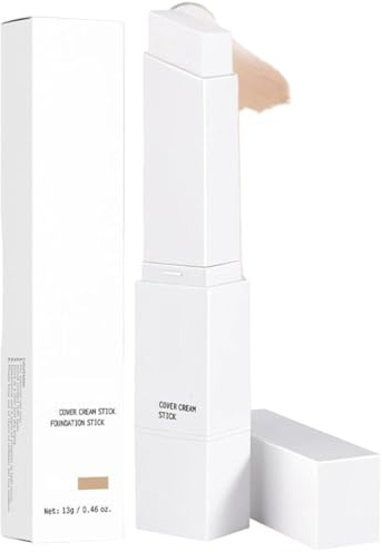 Fond De Teint 2 En 1 Auto Adaptatif Coréen, Fond De Teint Blanc Couvrant Imperfections, Maquillage Coréen, Stick De Maquillage Avec Pinceau Intégré, Fini Naturel Radiant (Natural)