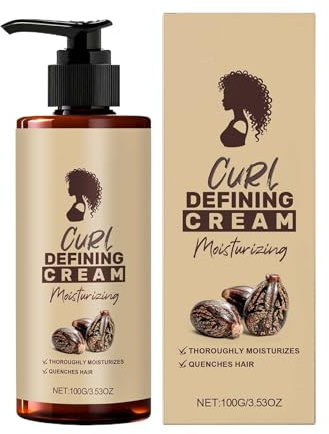 Crema para para cabello ondulado | Loción definitoria anti-encrespamiento para cabello rizado de 100 ml, loción potenciadora de larga duración para encrespamiento, ondas secas, mujeres, niñas, s