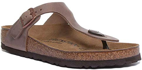 Birkenstock Classic Gizeh, Unisex-Erwachsene Zehentrenner, Braun (Tabacco Brown), 36 EU