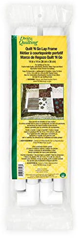 Dritz 3128 Quilt-N-Go Quilter's Lap Frame, 14 x 14-Inch , White