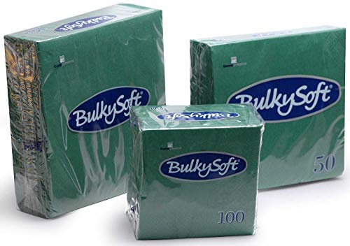 Dark Green Luncheon Napkins 33x33cms 2 Ply - Pack of 100