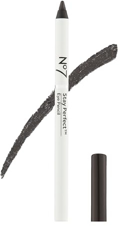 Boots No7 Stay Perfect Amazing Eyes Pencil Eye Liner 1.2g | Precision-Tip Eyeliner, Silky, Smooth Texture, Up to 12-Hour Wear, Waterproof Pigment