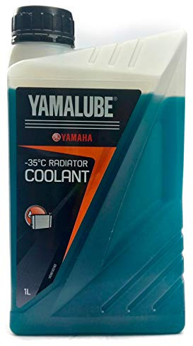 Yamalube Coolant nevera refrigerador líquido Garrafa de protección contra heladas 1 L.