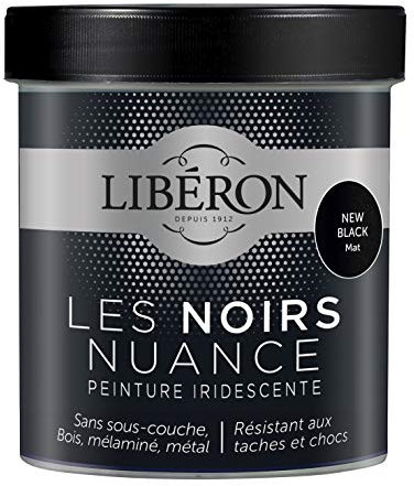 Libéron Peinture décorative Les noirs nuance, New black mat, 500 ML
