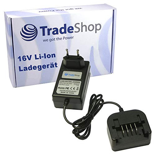 Trade-Shop Akku Ladegerät für Worx Li-Ion Akkus mit bis zu 16V - passend für Worx WX152.3, WX156, WA3527, WA3539 Akkus/Netzteil Ladestation