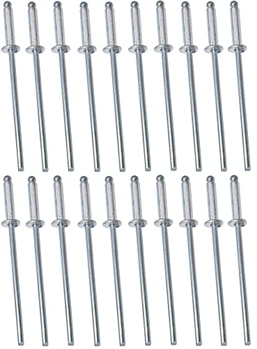 AERZETIX - C48091 - Lot de 20 Rivets aveugles standard Ø2.4x10mm aluminium/acier - DIN 7337 A - rivet pop à rupture de tige