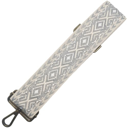 CXTAI Correa de Hombro para Bolso - Ajustable 5,0cm con Ganchos Plateados, Resistente y Lavable - Boho F