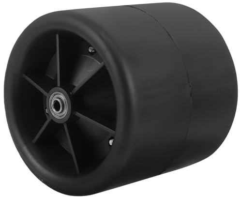 NIYANGLE Rubber Gardening Stool Wheel Replacement with Lightweight and Space-saving Design, Black Rolling Wheel for Fishing and Garden Work Seats
