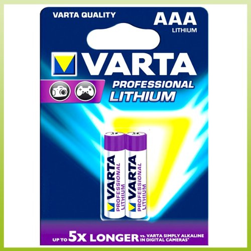 Varta Professional - Pile al litio AA, 1,3 V, 1100 mAh, 1 confezioni da 2
