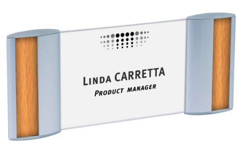 Alba SIGNCDVM Set de 5 Plaques Murales en Aluminium Format Carte de Visite Livrées avec 6 Finitions Assortis
