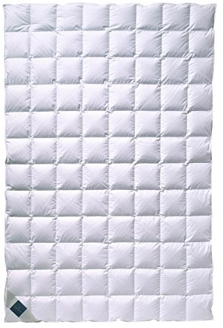 billerbeck Daunendecke | Nena | 155 x 220 cm | 100% Daunen | Optimale Wärme- und Feuchtigkeitsregulierung | Hausstauballergiker geeignet | Sommerleicht